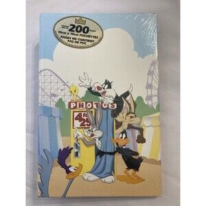 Vintage Looney Tunes Warner Bros Photo Album 4"x6" Holson 1990 Bugs Bunny Tweety